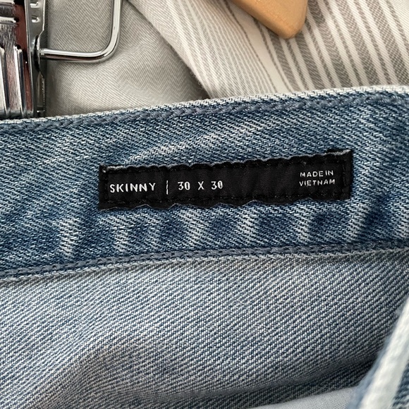 PacSun blue skinny jeans, 30x30, - Picture 4 of 4